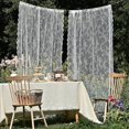 thumbnail image 1 of Lace pastoral outdoor window curtain trim, 1 of 4