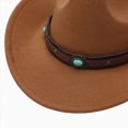 thumbnail image 4 of Gibobby Toddler Cowboy Hat Western Cowgirl Hat 3T 4T 5T 6T 7T 8T Unisex For Boys Girls Kids Classic Ranch Cowboy Hat Outdoor Dress Up Cap,Khaki, 4 of 5