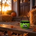 thumbnail image 4 of Felt Frankenstein Monster Halloween Treat Carry Bag Gothic Spooky Candy Storage Tote, Seasonal Tabletop Candy Station Decor for Halloween Party Entryway Displays, 4 of 6