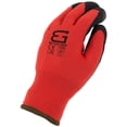 thumbnail image 4 of Better Grip Winter Insulated Double Lining Rubber Coated Work Gloves, 3 pairs/pack, Red/Extra Large, 4 of 5