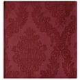 thumbnail image 2 of Newbridge Burgundy Damask Barcelona Scroll 60 x 84 inch Oval Fabric Holiday Dining Tablecloth, 2 of 4