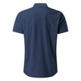 thumbnail image 5 of Sngxgn Men's Classic Fit Short Sleeve Polo Shirt(Navy,L), 5 of 5