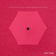thumbnail image 4 of Best Choice Products 10ft Outdoor Steel Market Patio Umbrella w/ Crank, Tilt Push Button, 6 Ribs - Hot Pink, 4 of 7