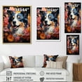 thumbnail image 4 of Designart "Akita'S Enigmatic Aura" Animals Dog Floater Framed Canvas Art Print, 4 of 5