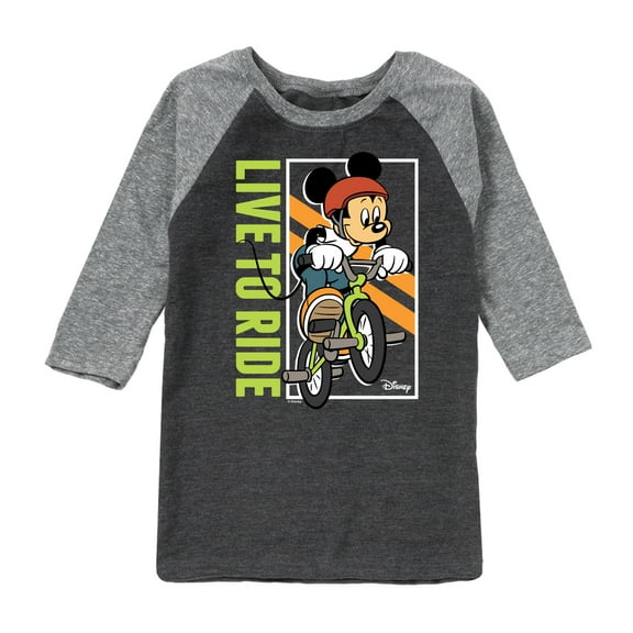 Disney - Ride It Out - Toddler And Youth Raglan Graphic T-Shirt