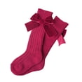 thumbnail image 1 of Diconna Baby Mid-Calf Length Socks Girls Solid-Color Knee-High Stockings, 1 of 3