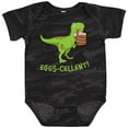 thumbnail image 3 of Inktastic Eggs-cellent Cute Easter T-Rex Dinosaur Boys or Girls Baby Bodysuit, 3 of 5