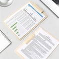 thumbnail image 6 of Yhmxh A4 Plastic Clipboard with Swing Top Clip, Smooth Writing Hard Document Board, Lightweight Shatterproof File Holder with Hanging Hole for Office Paper Sorting Daily Document Organizer, 6 of 6