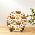 thumbnail image 6 of Sikiie Thanksgiving With Turkey Bone China Decorative Plate Personality Ceramic Dinner Plate Crafts Decorative Ceramic Decorative Plate -10in, 6 of 6