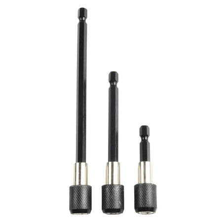 

3PC Hexagonal Quick Release Self-locking Extension Rod Electric Drill Driver