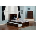 thumbnail image 3 of Newport Twin Extra Long Bed with Footboard and Twin Extra Long Trundle in Walnut, 3 of 7