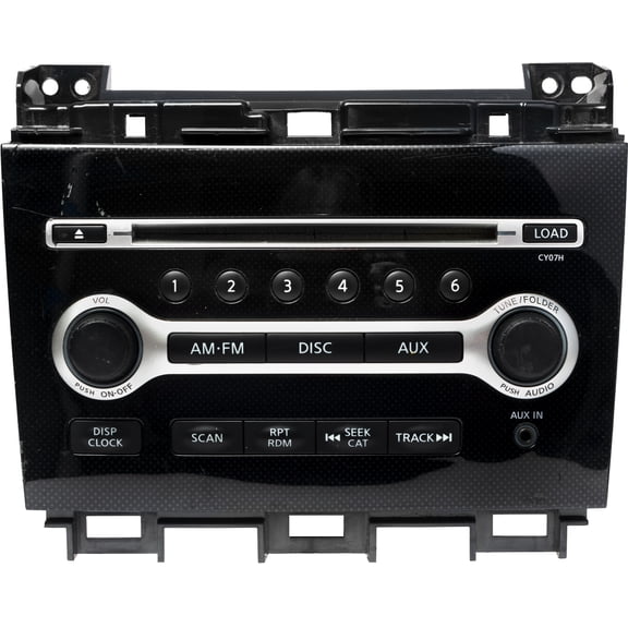 Restored 2011 Nissan Maxima AM FM Radio 6 Disc CD MP3 Player Aux Input Model 28185ZX75A (Refurbished)