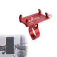 thumbnail image 2 of Bike Rack Mobile Phone Holder Mount Phone Navigation Fixed Bracket Moto Handlebar Aluminum Alloy Bike Rack, 2 of 5