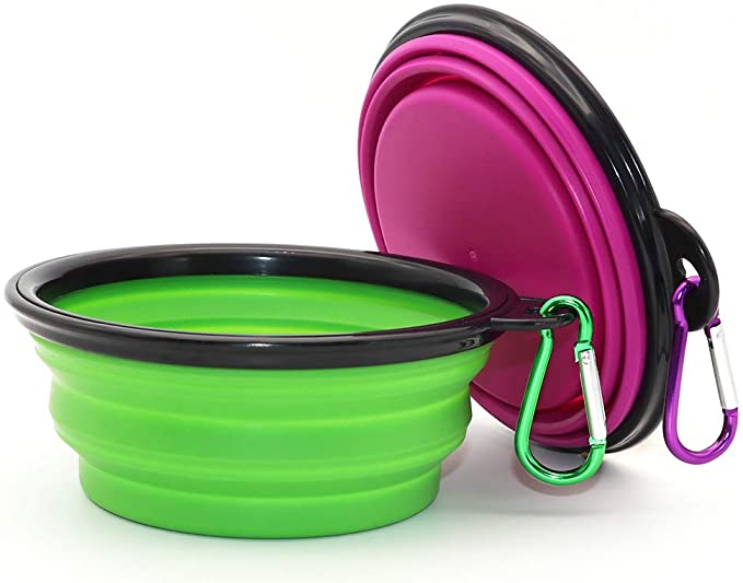 collapsible dog water bowl walmart