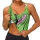 thumbnail image 3 of Balery CROCODILE HEAD Sujetadores deportivos con espalda cruzada para mujer, acolchados, sin costuras, de alto impacto, ideales para yoga, gimnasio, entrenamiento y fitness.-XX-Large, 3 of 8