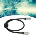 thumbnail image 4 of 100W PD 5A Type C Rallonge, Flexible Résistante à l'Usure 4K 60hz Type C Mâle à Femelle Câble d'Extension pour Tablette pour Ordinateur Portable 25cm,50cm,1m, 4 of 8