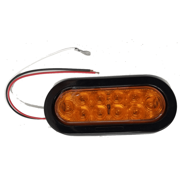 Blazer LED 6" Oval Sealed Park/Turn Light for Vehicles & Trailers Over 80" Wide