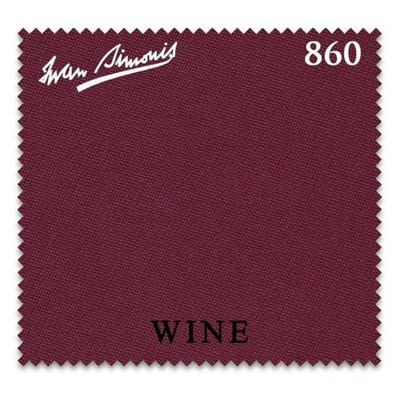 8' Oversized Simonis 860 Pool Billiard Table Cloth - Wine - AUTHORIZED DEALER