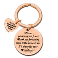 thumbnail image 1 of Mom Gift from Daughter Keychain Gift for Mother of Bride Daughter to Mother Gifts Wedding Gift from Bride Thanksgiving Mothers Day Christmas Birthday Gift The Love Between Mother & Daughter is Forever, 1 of 4