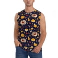 thumbnail image 1 of Balery Turkey And Autumn Camisetas sin mangas para hombre, absorbe la humedad y protege contra el mal olor.-3X-Large, 1 of 7
