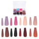 thumbnail image 1 of GOOHOCHY 1 caja de kit de uñas postizas para manicura, uñas postizas esmeriladas, uñas postizas de color esmerilado, 1 of 7