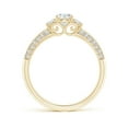 thumbnail image 2 of ANGARA Natural 0.35 Ct. Diamond Classic Ring in 14K Yellow Gold for Women (Ring Size: 3.5), 2 of 8