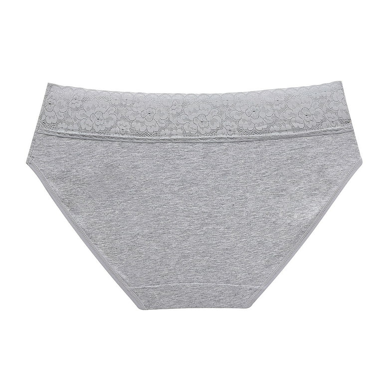 CLZOUD Cheeky Plus Size Panties Knitting Cotton Womens Underwear