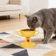 thumbnail image 1 of Cuenco de plástico con forma de trofeo para mascotas, con altura ajustable de 5 niveles, para el cuello y bebedero, apto para gatos y perros., 1 of 6