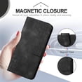 thumbnail image 2 of Flip Case for Samsung Galaxy S25 Fe with Detachable Hand Strap High Quality Leather Phone Case Embossed Butterfly and Credit Card Slot, 2 of 5