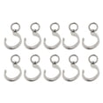 thumbnail image 1 of 10pcs Bird Foot Ring Stainless Steel Outdoor Parrot Flying Accessory for Birds Training11#, 1 of 5