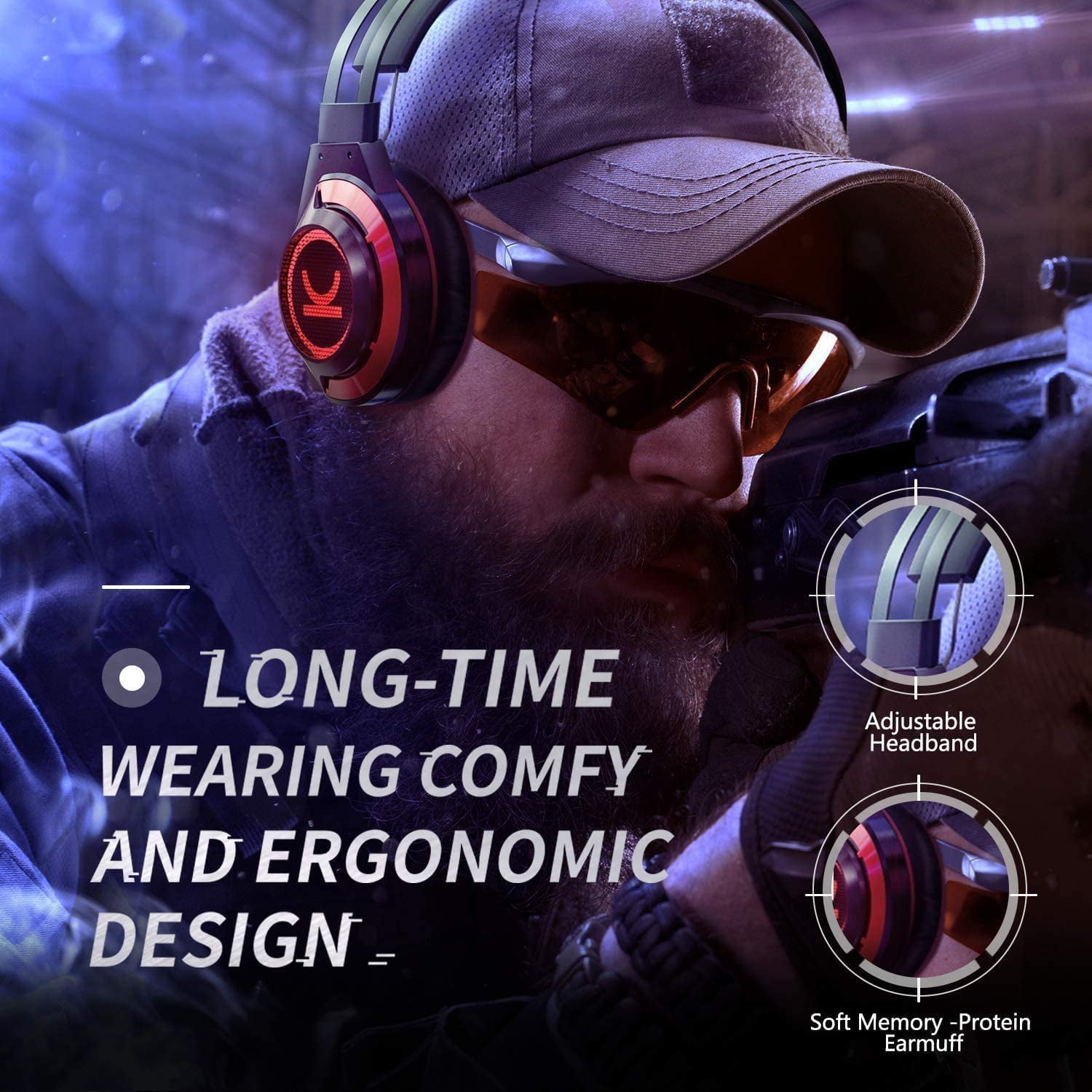 VANKYO Gaming Headset CM7000 with Authentic 7.1 Surround Sound