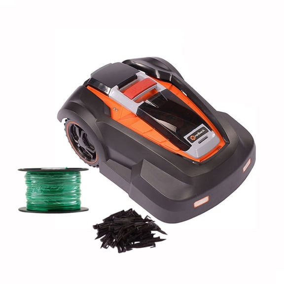 MowRo 28V Robot Lawn Mower 9.5quot Cutting Width Fully Autonomous. 1/4 Acre with Boundary Extension