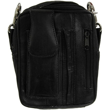 Brinley Co Genuine Leather Mini Carry-All