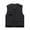 Black, variant on Men's Sleeveless V Neck Zip up Cargo Vest with Flap Pockets and Mesh Lining Sai Fishing Shooting Vest Coat Outerwear White