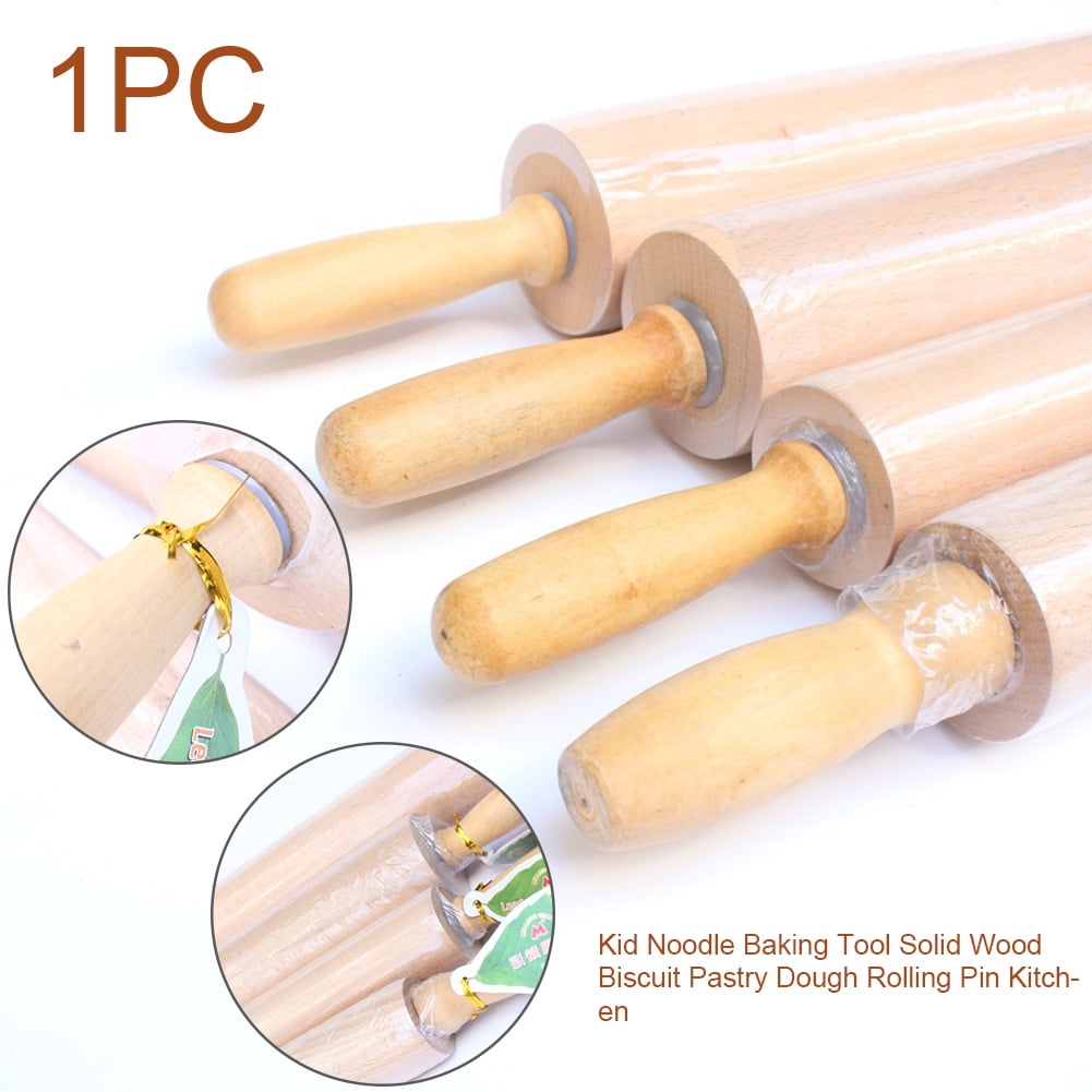 Details about   1PC Rolling Pins Dough Pastry Roller Wooden Handle Baking Tools Kitchen 