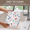 thumbnail image 4 of Placemat, Pioneer Flower Floral Print Pattern Place Mats Table Mat Set Of 2, PVC Washable Placemats for Party Kitchen Dining Decoration, 18x12 Inch, Fade Resistant, 4 of 6