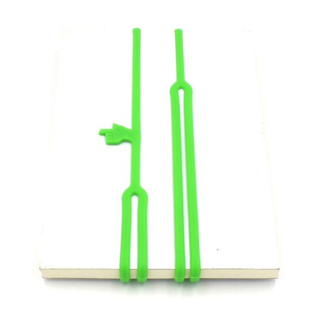 Marcadores Marcadores de oficina - Marcador de dedo Marcador elástico Marcador de libro de silicona perfecto para mujeres, hombres, ni?os, escuela, regalo estacionario (12 piezas) ShuxiuWang 8390605072222