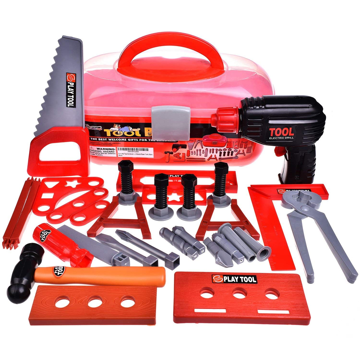 Kids Toy Tool Set Construction Electric 