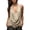 Beige, variant on Women's 2 Piece Going Out Top Sheer Mesh Tank and Cami Set Sleeveless Layering Clubwear Night Out Party Rave Beach Vacation Trendy 2026, Coffee,L