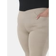 thumbnail image 4 of JMS Just My Size by Hanes Women's Plus Snap Hem Pull On Cropped Pants, 23" Inseam, Sizes 0X-4X, 4 of 5