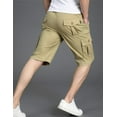 thumbnail image 2 of Kukuzhu Men Casual Multiple Pockets Drawstring Cargo Shorts Big & Tall Belted Shorts, 2 of 5