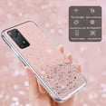 thumbnail image 4 of Compatible with Xiaomi Redmi Note 11 Pro Case Glitter Clear Sparkly Cases Shockproof Xiaomi Redmi Note 11 Pro Phone Case for Women Silicone Cute Slim Bling Protective Case (Redmi Note 11 Pro, Pink), 4 of 10