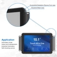 thumbnail image 4 of GreenTouch 10.1 Inch 1000 Nits Multi Touch PCAP Open Frame Touch Screen Monitor, 1280x800, Black, 4 of 6