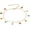 E:colorful daisy, variant on Gold Ankle Bracelets for Women 14K Gold Plated Anklet for Women Daisy Moon Star Evil Eye Anklet Boho Beach Foot Chain Adjustable Dainty Foot Jewelry