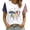 c-195White50, variant on Women T-Shirts Elegant Anniversary Loose Fit Printed T Shirt Everyday Soft Stylish Graphic O-Neck 1776-2026 Celebrate America's 250th Anniversary Comfort Tops