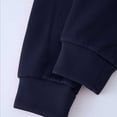 thumbnail image 6 of Scyoekwg Womens Jackets And Coats Loose Trendy Casual Coat Long Sleeve Solid Color Jacket Zipper Hooded Jackets (Navy,XXL), 6 of 6