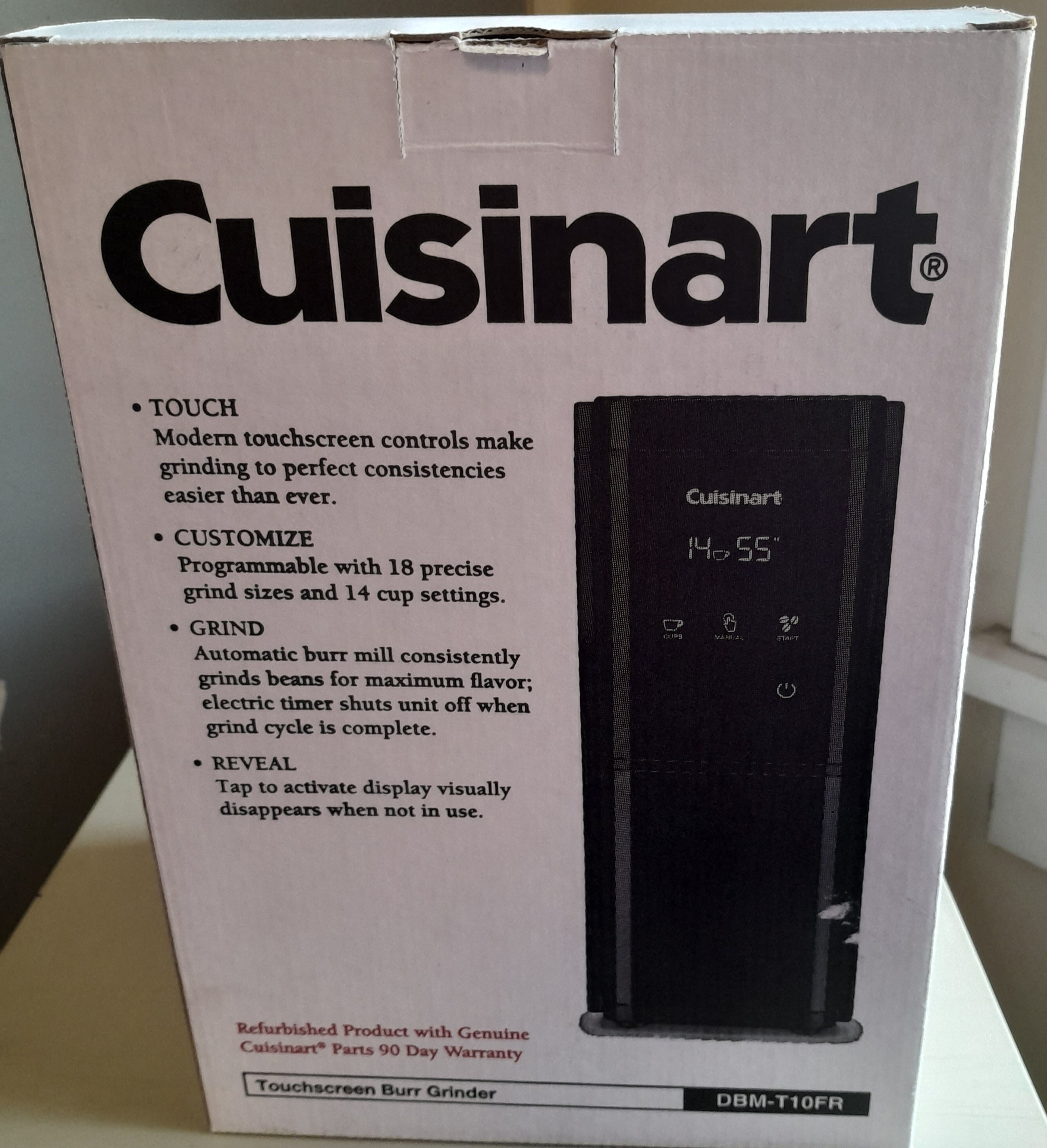 Cuisinart Touchscreen Burr Coffee Grinder