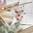 thumbnail image 2 of Glass Strawberry Pattern Coffee Mug for Beverage Use 2Pcs Transparent Cups, 2 of 5