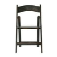 thumbnail image 6 of BizChair Commercial Grade Early American Solid Wood Folding Dining Chair - Set of 2, 6 of 13