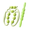 thumbnail image 4 of 2 rodillos de masaje, rodillo muscular, ejercicio, entrenamiento, herramienta multifuncional de masaje de piernas, abrazadera circular para muslos, verde, 4 of 8